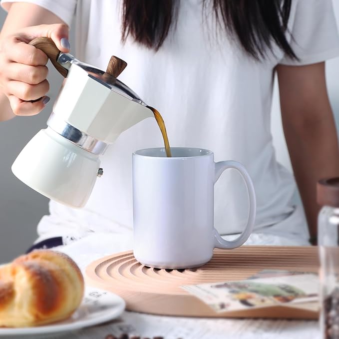 16 OZ Coffee Mug, Classic Blank Ceramic Cup - Image 6