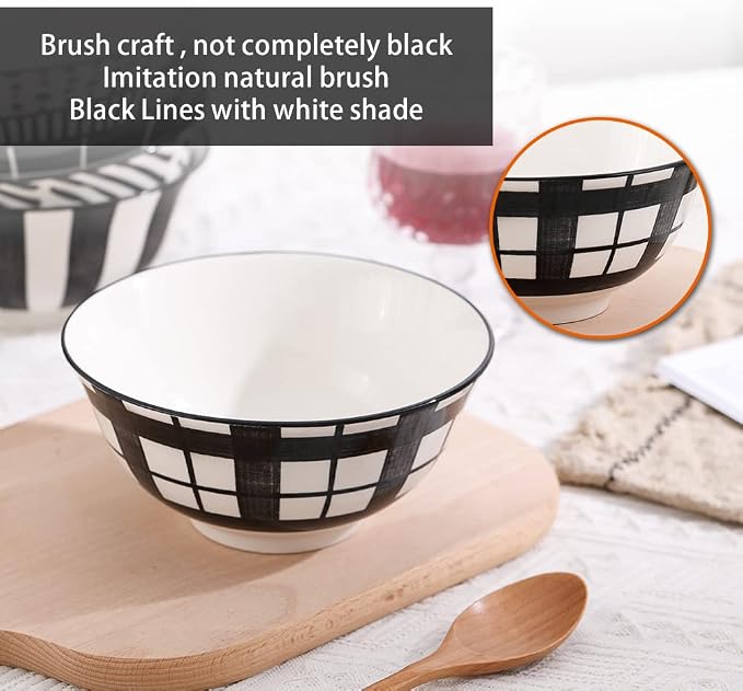 Cereal Bowl Porcelain Soup Bowls - Image 7