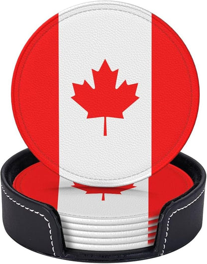 Canadian Flag Coasters for Drinks - Image 6