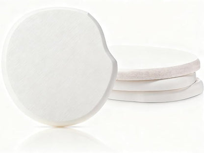 Diatomaceous Earth Drink Coasters Set of 4, Absorbent Modern Stone Coasters by Unknown
