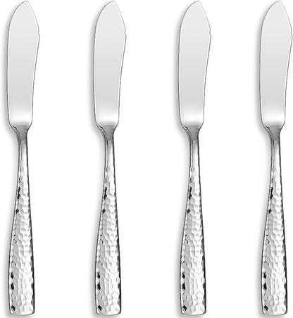 Premium Louis 4-Pc 7-Inch Butter Knives | 18/10 Stainless Steel Butter by KEAWELL