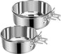 2 Pcs Medium Dog Food Water Bowl by YummySam