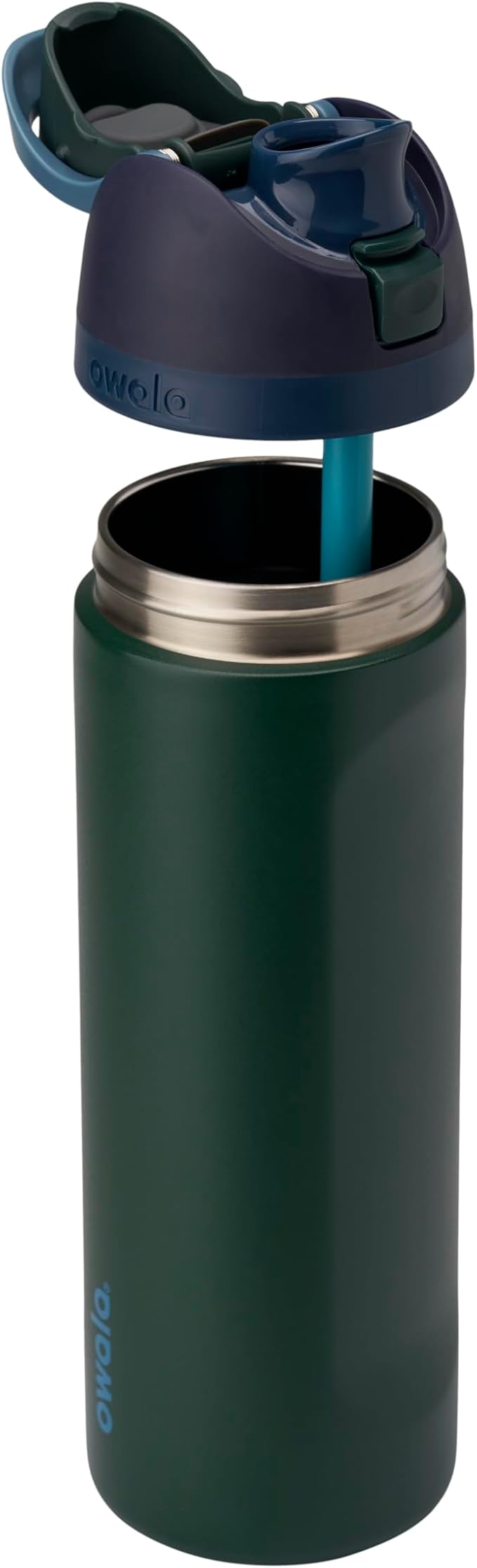 Owala FreeSip Stainless Steel Water Bottle 24 oz Lost Signal - Image 2