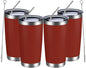 MEWAY 20oz Tumbler 4 Pack Double Wall Vacuum Insulated Travel Mug Bulk by MEWAY