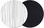 Gray Coasters Set of 2, Abstract Lines Gradient Minimalist Modern Texture Soft by PIEPLE