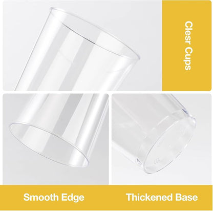 Goodluck 200PCS 12oz Clear Plastic Cups - Image 3