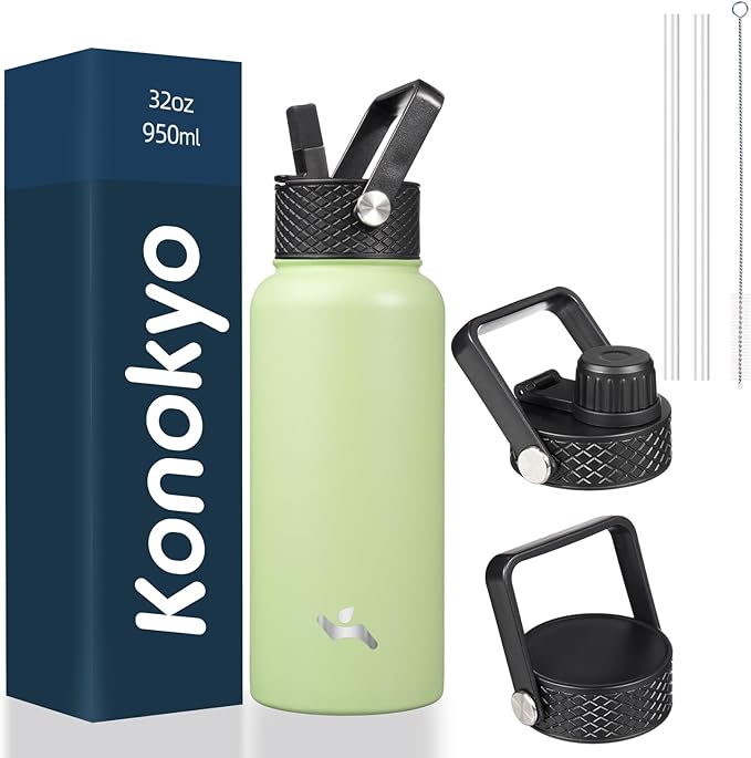 Konokyo 32 oz Insulated Stainless Steel Water Bottle by Konokyo