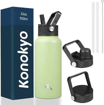 Konokyo 32 oz Insulated Stainless Steel Water Bottle by Konokyo
