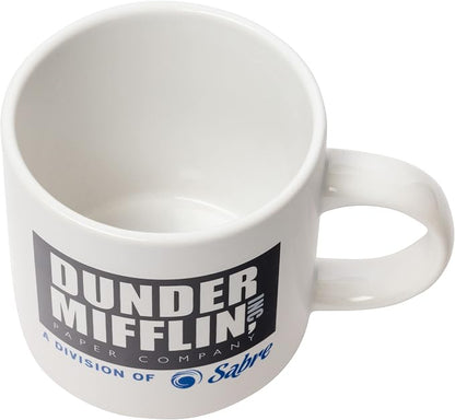 Silver Buffalo The Office Icons and Logo 2pk Ceramic Mug Stack, 13 Ounces - Image 6