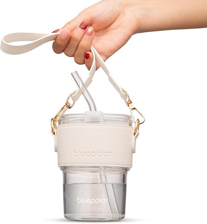 BLUEPOLAR 13oz/400ml Glass Water Tumbler by BLUEPOLAR