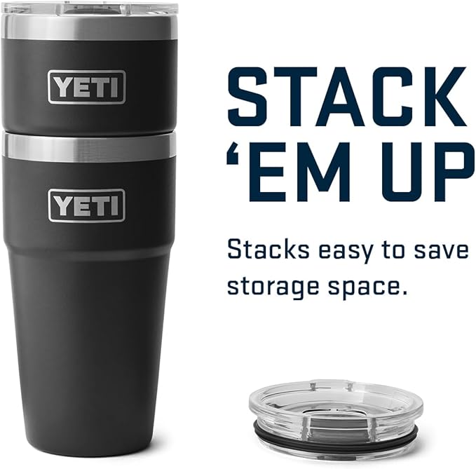 YETI Rambler 20 oz Stackable Tumbler, Stainless Steel, Vacuum Insulated - Image 6