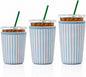 Cobetech Iced Coffee Sleeve Reusable, 3 Pack Neoprene Coffee Cup Sleeves by Unknown