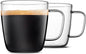 LUXU Glass Coffee Mugs, 24 oz Ice coffee cups, Large Beer Mugs Set of 2 | by LUXU
