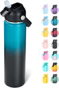 Fijinhom 24oz Insulated Stainless Steel Water Bottle, Wide Mouth Double Wall by Fijinhom