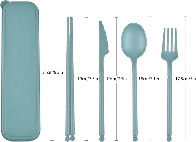 Travel Utensils, Reusable Utensils Set - Image 2