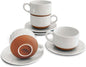 Mora Ceramics 8oz Cappuccino Mug Set of 4 by MORA