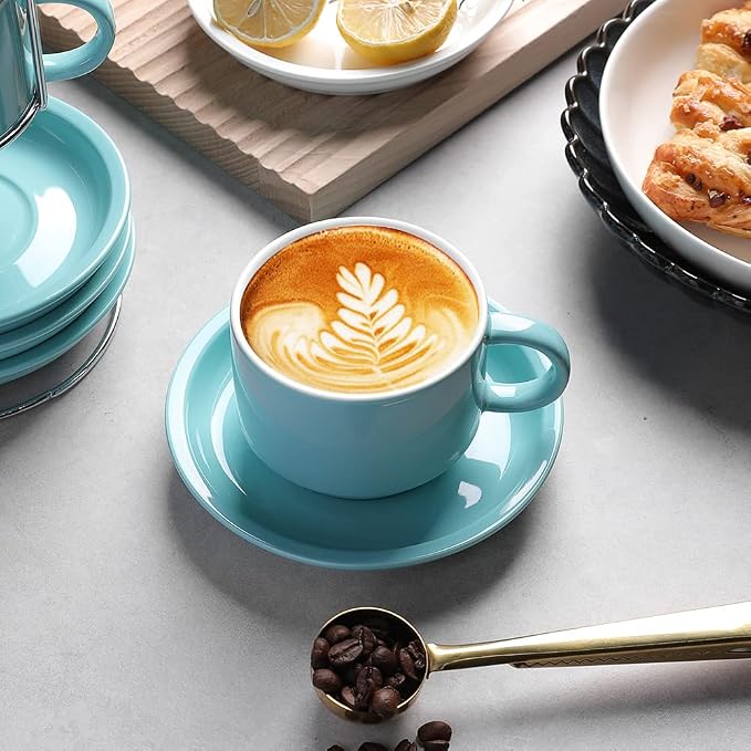 Sweejar Porcelain Cappuccino Cups - Image 2
