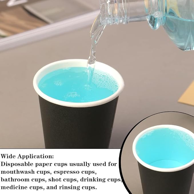 300 Count 3 Oz Mouthwash Cups, Small Disposable Cup, Espresso Cup - Image 5
