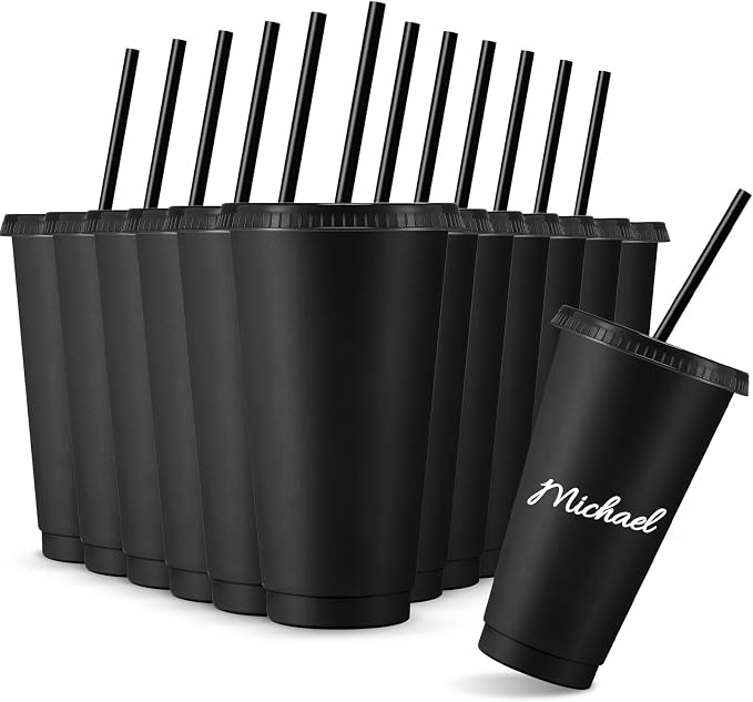 Amyhill 12 Pcs Reusable Plastic Cup by Amyhill