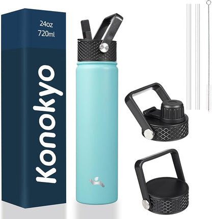 Konokyo 24 oz Insulated Stainless Steel Water Bottle by Konokyo