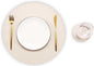 Set of 8 Faux Leather Round Placemats and Coasters, Coffee Mats Kitchen Table Mats, Waterproof, Easy to Clean for Kitchen Dining Round Table, 13 inch Beige