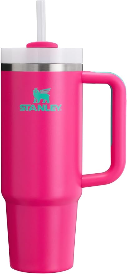 STANLEY Quencher H2.0 Flow State Tumbler, 30 oz, Passion Pink | Handle and by Unknown