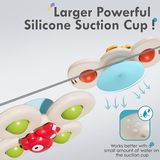 Suction Cup Spinner Airplane Travel Toys - Image 2