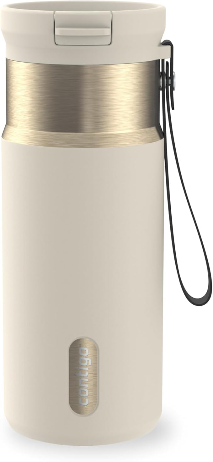 Contigo SnapSeal 16 oz Stainless Steel Vacuum-Insulated Water Bottle by Unknown