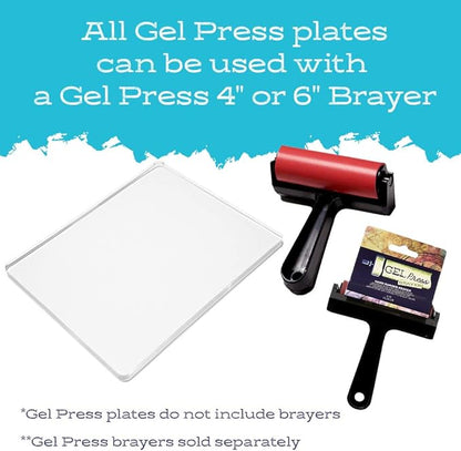 Gel Press Monoprinting Plate 8" x 10" 10802