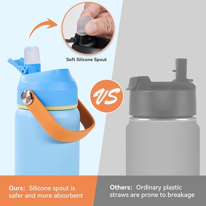 Fijinhom 24oz Insulated Stainless Steel Water Bottle, Wide Mouth Double Wall - Image 4