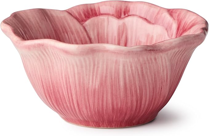 Wildflowers 3‑D Ceramic ICE CREAM/DESSERT BPWLS, sculpted floral bowls - Image 5