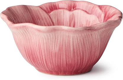 Wildflowers 3‑D Ceramic ICE CREAM/DESSERT BPWLS, sculpted floral bowls - Image 5