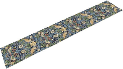 William Morris Floral Table Runner, Flowers Botanical Printed Table Runner - Image 7