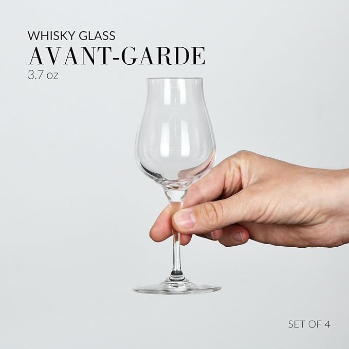 Krosno Brandy & Cognac Snifter Glasses Rum Tasting Gift Set | Set of 4 | 3.7 oz - Image 3