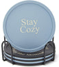 Silicone Coasters Set of 6, Premium Drink Coaster by HiramWare