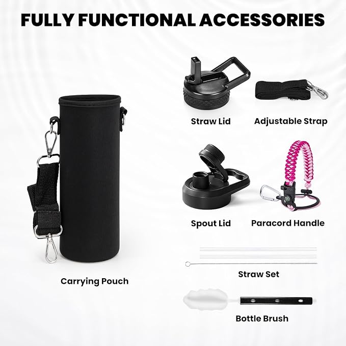 RAYMYLO Insulated Water Bottle 20 oz, Triple Wall Vacuum Stainless Steel | - Image 6