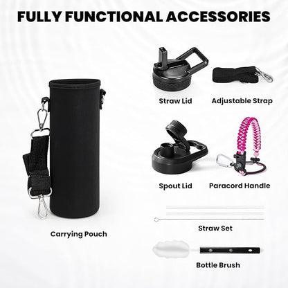 RAYMYLO Insulated Water Bottle 20 oz, Triple Wall Vacuum Stainless Steel | - Image 6