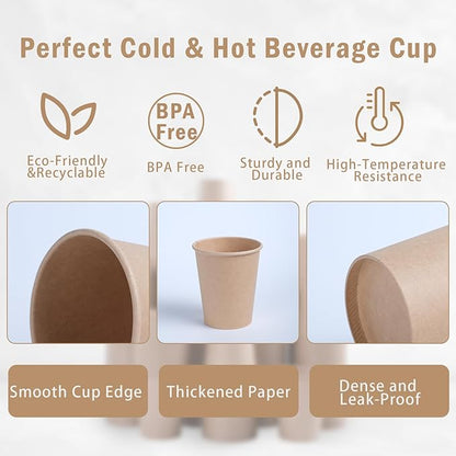 Lamosi 5 oz Paper Cups Disposable - Image 3