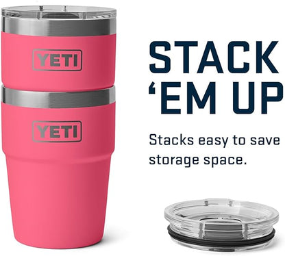 YETI Rambler 16 oz Stackable Tumbler, Vacuum Insulated, Stainless Steel - Image 6