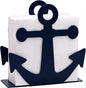 OIGUMR napkin holder farmhouse napkin holder 5.9 x 5.9 inch (Blue, 1)