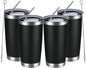 MEWAY 20oz Tumbler 4 Pack Double Wall Vacuum Insulated Travel Mug Bulk by MEWAY