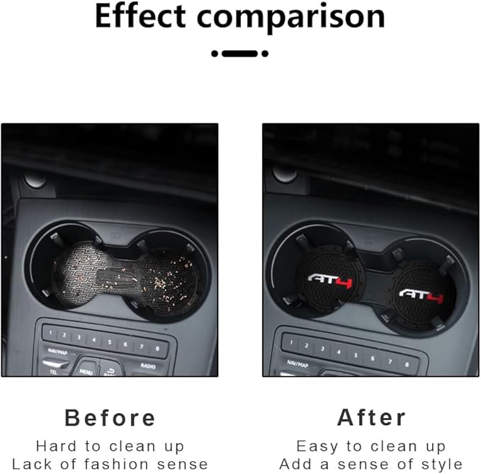 Car Cup Holder Coaster for GMC AT4 Cupholder Coaster Interior Accessories - Image 6