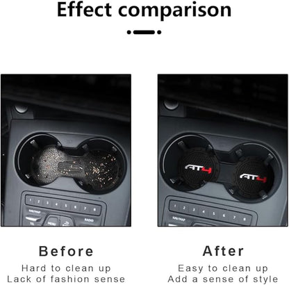 Car Cup Holder Coaster for GMC AT4 Cupholder Coaster Interior Accessories - Image 6