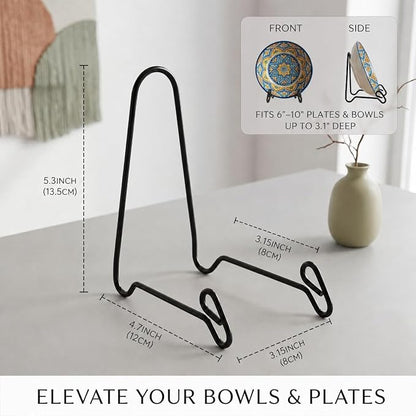 Artliving 2 Pack Display Stand Easel Iron Bowl Stands - Image 3