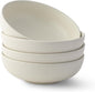 JoyJolt Mesa 30oz Stoneware Pasta Bowls Set of 4, Salad and Serving Bowl by JoyJolt
