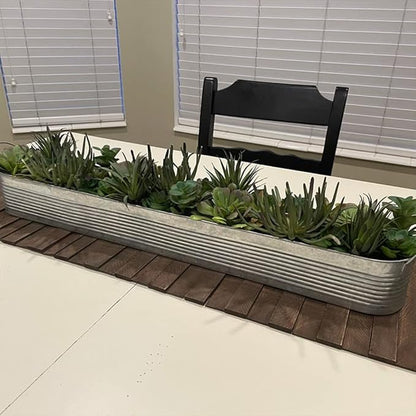 Wooden Table Runner, Natural Durable Wood Table Runner, 50 x 12 Inches - Image 9