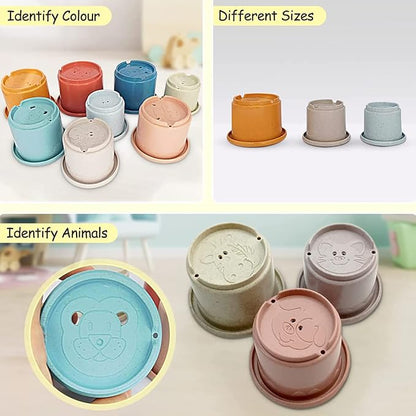 Baby Stacking Nesting Cups Toys - Image 4