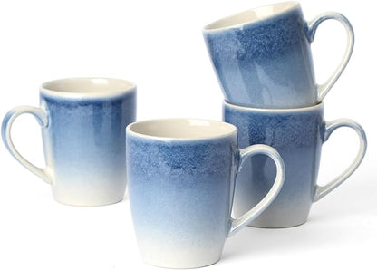 famiware Coffee Mugs Set, 13oz Mug Set of 4, Stoneware Cups by Famiware
