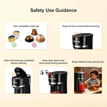 Horavie Small Single Serve Coffee Maker - Image 8