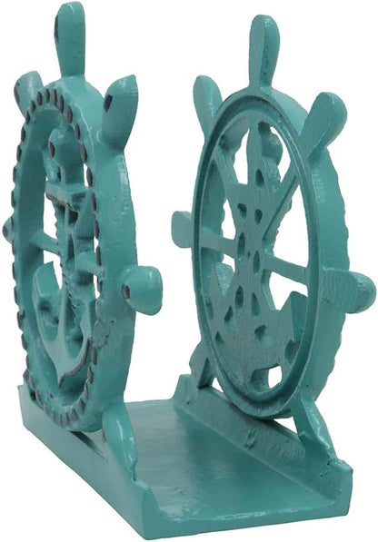 THDC Nautical Napkin Holder, Lunch, Dinner, Nautical Collection Napkin Holder, Made of Metal (Anchor Distressed Green)